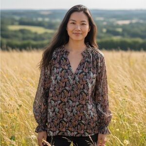 🇫🇷 In Wear Copenhagen Floral Print Women's Top